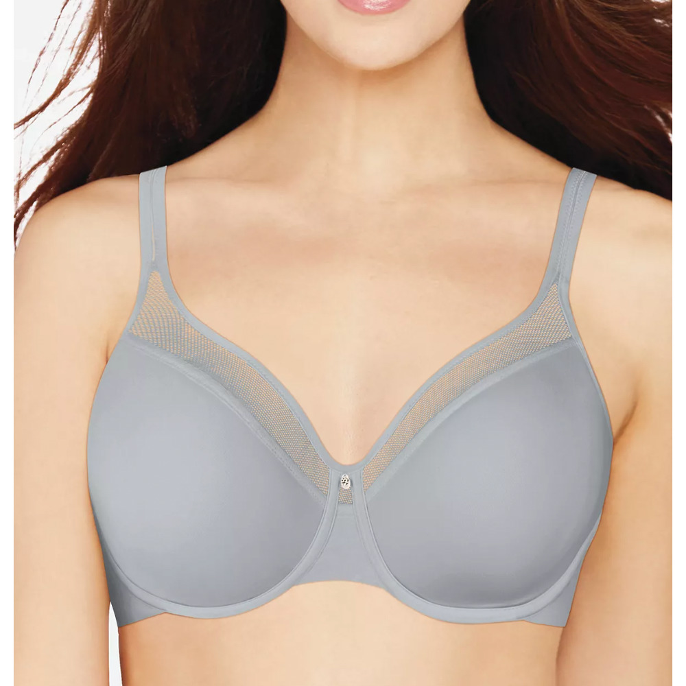 BALI One Smooth U Ultra Light Shaping Underwire Bra 3439 | 40C Crystal Grey